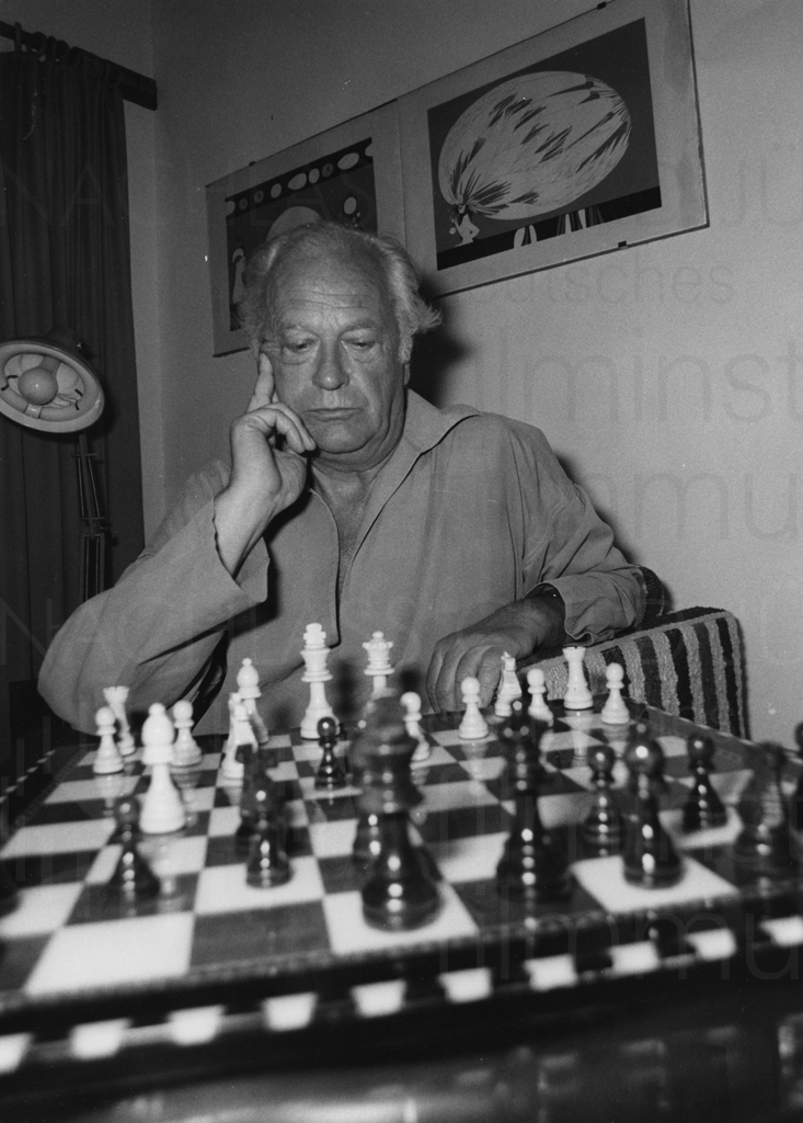 Curd Jürgens privat, Schachspiel, 1970er Jahre