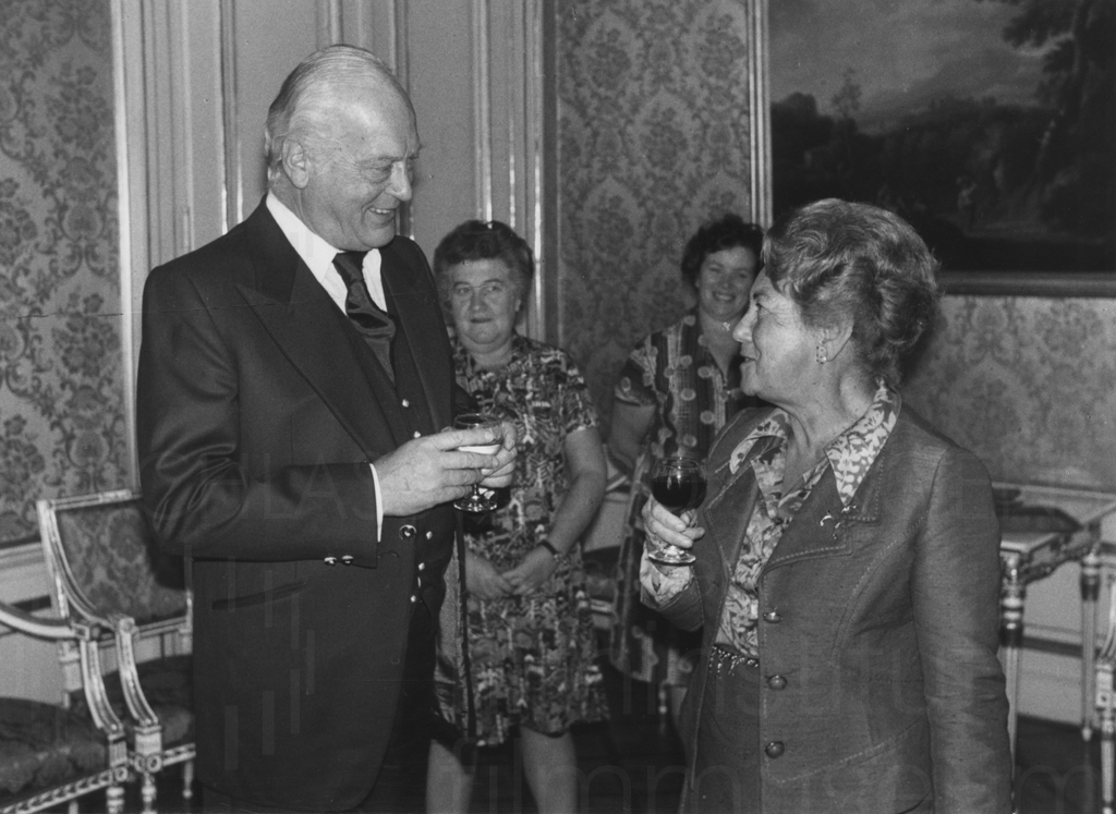 PR-Foto, Verleihung des Titels "Professor", 1976