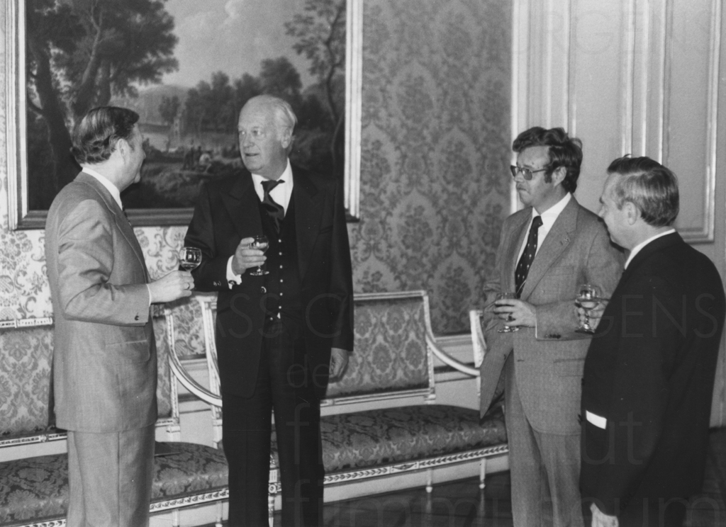 PR-Foto, Verleihung des Titels "Professor", 1976