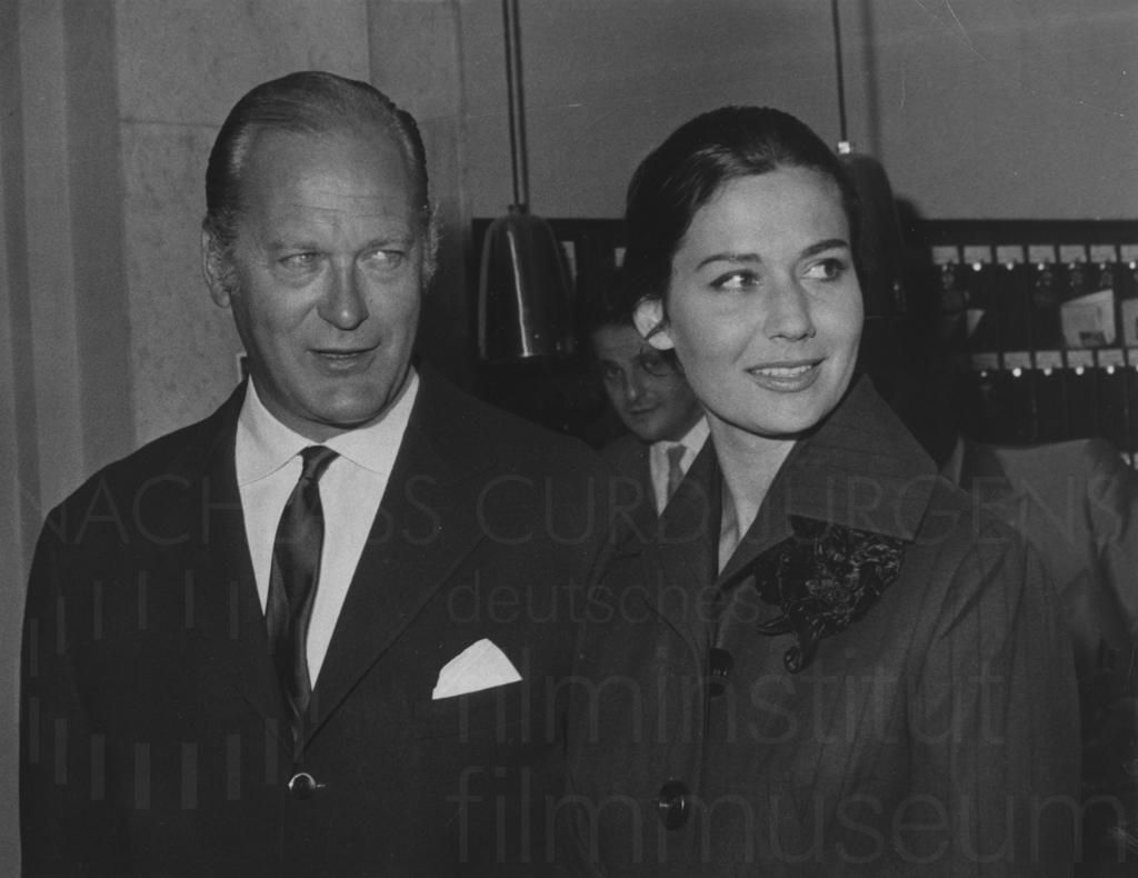 Curd und Simone im Hotel Sacher in Wien, 1959