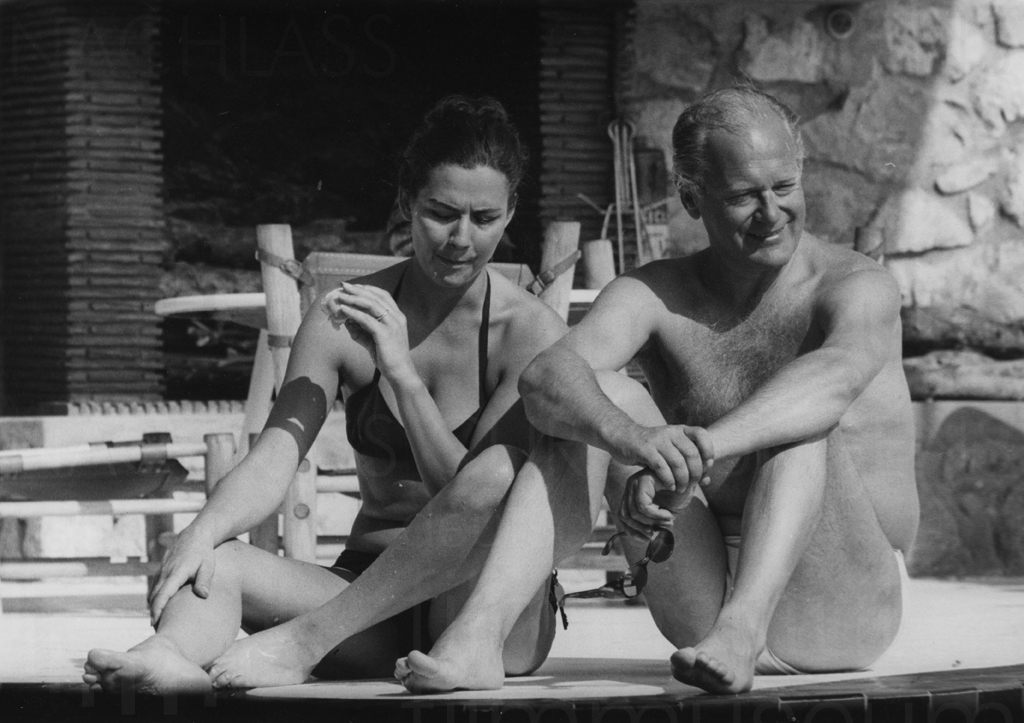 PR-Foto, Curd und Simone privat, 1961