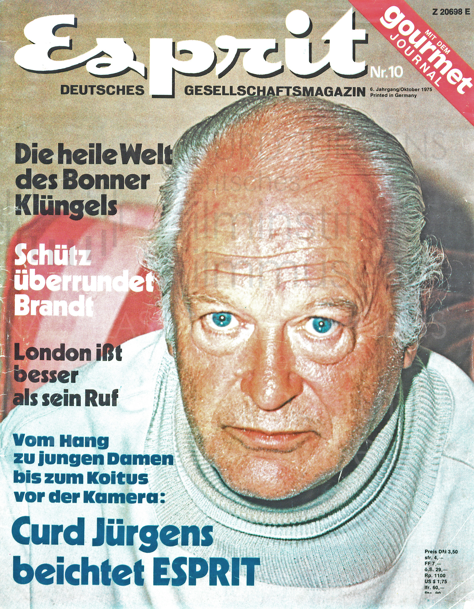 Esprit: "Die Beichte des Curd Jürgens", 1975