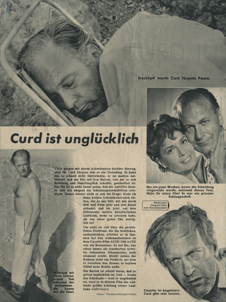 Bravo: "Curd ist unglücklich", 21.10.1956