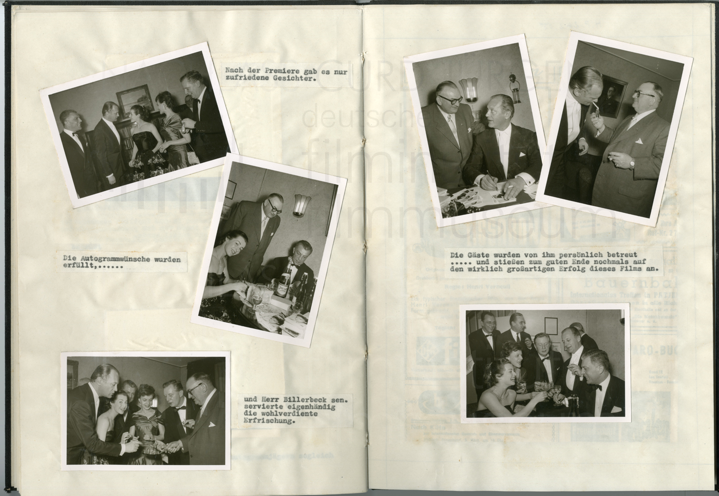 DES TEUFELS GENERAL (1955) Dokumentation der Werbemaßahmen, 23.2.1955, Hannover (Weltspiele)