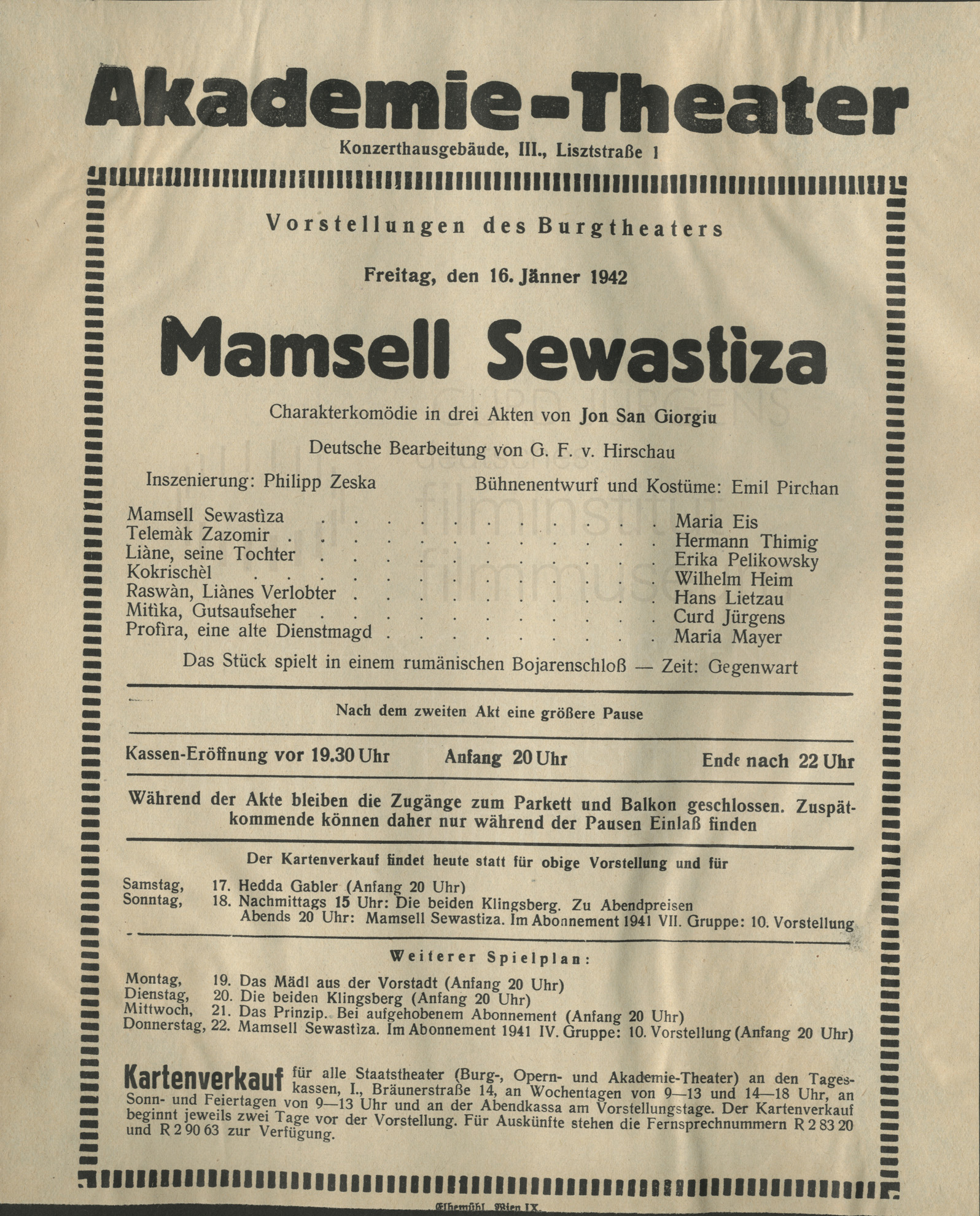 "Mamsell Sewastiza"