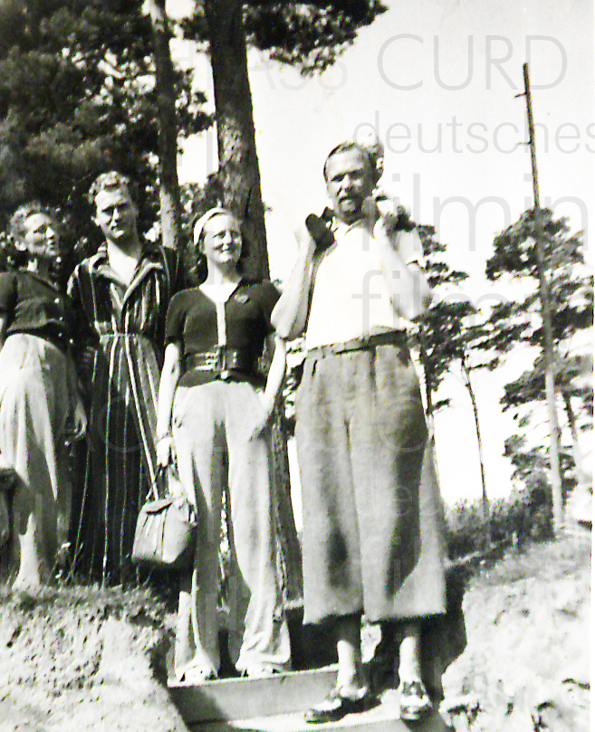 Curd Jürgens mit Lulu Basler und Freunden, 1939