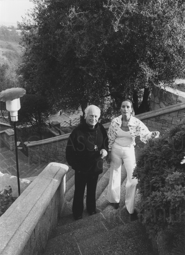 PR-Foto, Curd und Margie, St. Paul de Vence, 1976