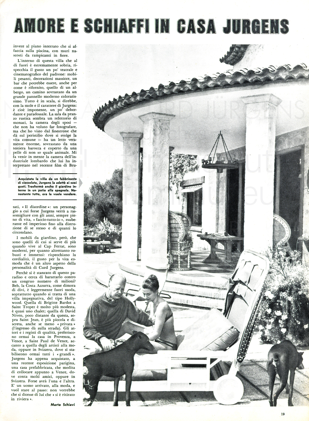 Amica: „Amore e schiaffi in casa Jurgens“, Nr. 15, 1962
