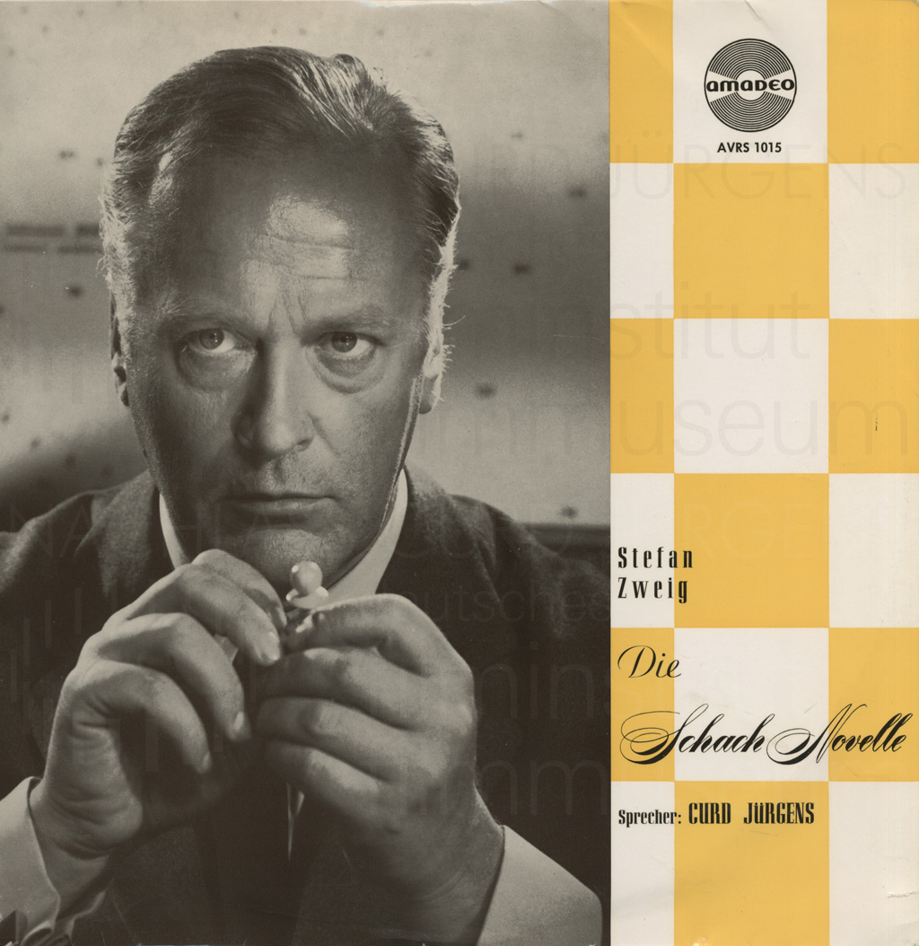 Curd Jürgens, "Schachnovelle", Schallplattencover, 1960