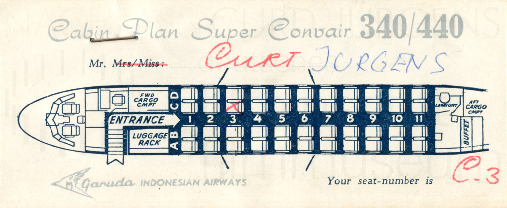 Reiseunterlagen, 1959