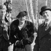 Curd Jürgens mit seinen Eltern, um 1932