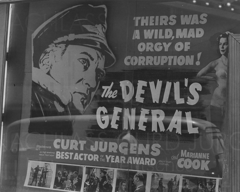 DES TEUFELS GENERAL (1955) Dokumentation der Werbemaßnahmen zum US-release, 1957