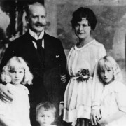 Curd Jürgens und Familie, ca. 1917