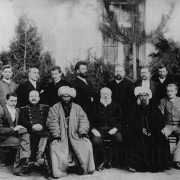 Vater Kurt Jürgens mit Turkmenischer Handelsdelegation, ca. 1895