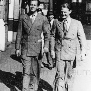 Curd Jürgens und Lulu Basler mit Freunden, Anfang 1940er Jahre