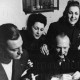 Curd Jürgens und Lulu Basler mit Freunden, Anfang 1940er Jahre