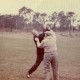 Curd und Simone beim Golfen, 1960er Jahre