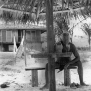 Curd Jürgens privat, Bahamas, Ende 1970er Jahre