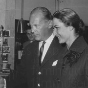 Curd und Simone im Hotel Sacher in Wien, 1959