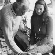 Curd und Simone, Gstaad, 1972