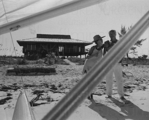 PR-Foto, Curd und Simone, Bahamas, 1970er Jahre