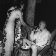 Curd und Simone, Tahiti, 1960er Jahre