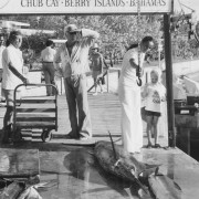 PR-Foto, Curd und Margie, Bahamas, 1976