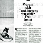 QUICK: "Warum sich Curd Jürgens von seiner Frau trennt", 1971