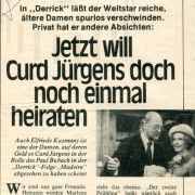 Das Goldene Blatt: "Jetzt will Curd Jürgens doch noch einmal heiraten", Nr. 15, 1975