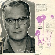 Werbung für die Brillenfassung "ROLAND" von Rodenstock, 1960