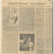 DES TEUFELS GENERAL (1955) Hannoversche Allgemeine Zeitung: "General Harras - ein Luftikus?", 24.2.1955