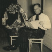 Curd Jürgens' 34. Geburtstag, Wien, 13.12.1949