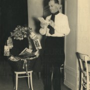 Curd Jürgens' 34. Geburtstag, Wien, 13.12.1949
