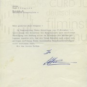Ernst Haussermann an Curd Jürgens. Wien, 13.12.1966