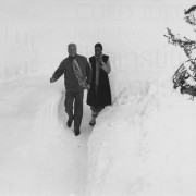 PR-Foto, Curd und Margie, Gstaad, 1980er Jahre
