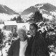 PR-Foto, Curd und Margie, Gstaad, 1981