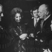 Curd Jürgens und Willy Brandt, 1971