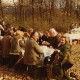 Curd Jürgens beim Waldpicknick, Ende 1970er Jahre