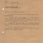 Curd Jürgens an Gebr. Reischenbeck. München, 16.8.1946