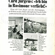 stern: "Curd Jürgens:'Ich bin in Rosimone verliebt!'", Nr. 5, 1969