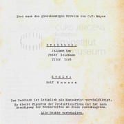 GUSTAV ADOLFS PAGE (1960) Drehbuch (Auszug) 1